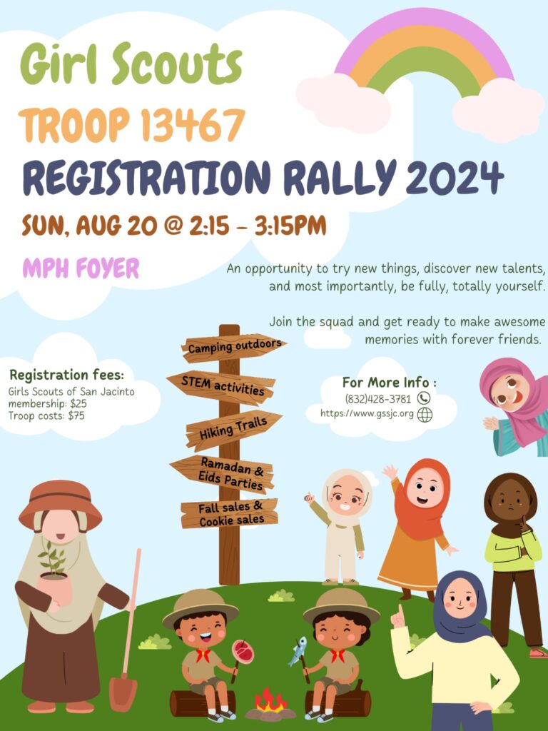 Girl Scouts Registration Rally – Masjid AlSalam