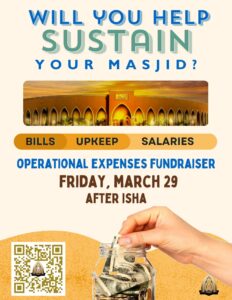 Masjid Operational Expenses Fundraiser