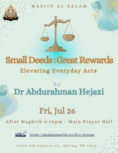 Small Deeds, Great Rewards