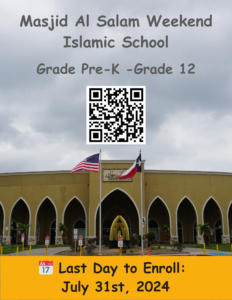 Weekend Islamic School Registration