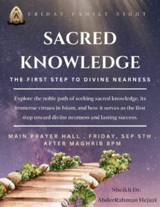 Sacred Knowledge, The First Step to Divine Nearness