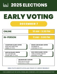 ISGH Elections 2025 - Early Voting