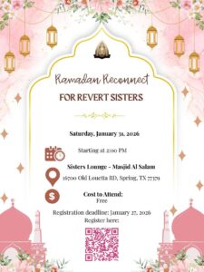 Ramadhan Reconnect for Revert Sisters