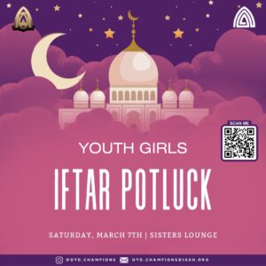 Youth Sisters Iftar Potluck