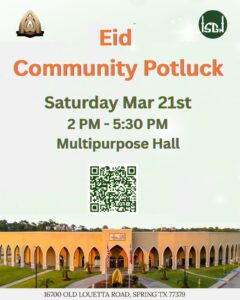 Community Eid Potluck