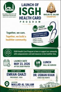 ISGH Health Card Program Launch Event