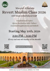 Revert Muslims Class