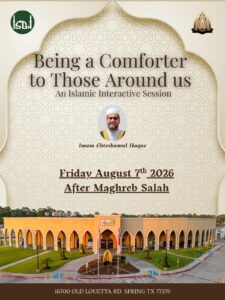 Be a Source of Comfort