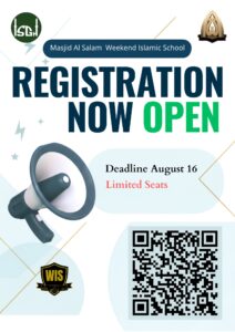 Weekend Islamic School Registration