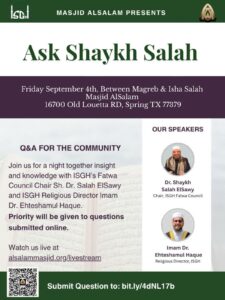 Fatwa Night: Sep 2026