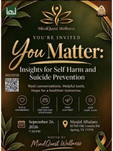 You Matter - Self Harm Prevention